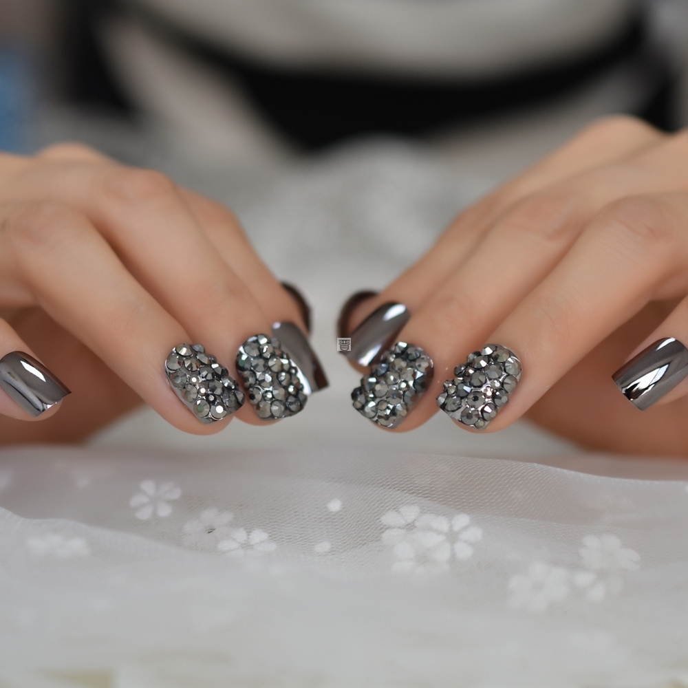 Title 11, Faux ongles métalliques pour femmes. Élégance e...