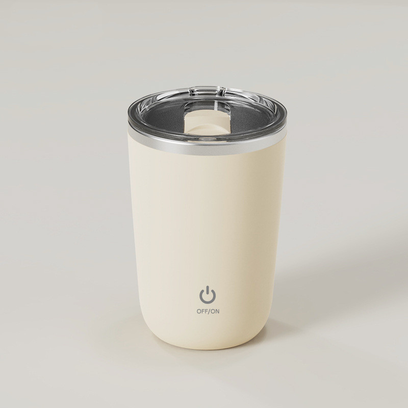 350ml Automatic Self Stirring Mug Coffee Milk Juice Mixing Cup Electric Stainles - Foto 11 di 14
