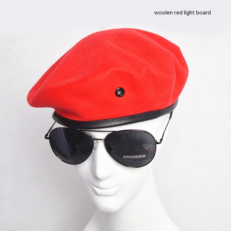 Sailor Dance Hat Stage Performance Cap Woolen Beret