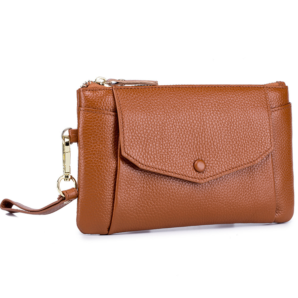 Title 6, Clutch longa ultrafina para mulheres, simples e...