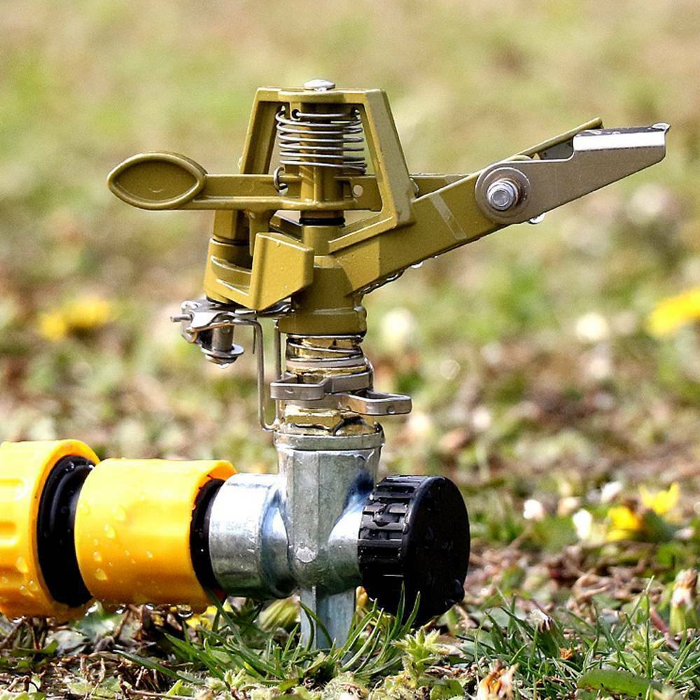 360 Rotating Water Sprayer Garden Lawn Farm Watering Irrigation Sprinkler UK — image 12