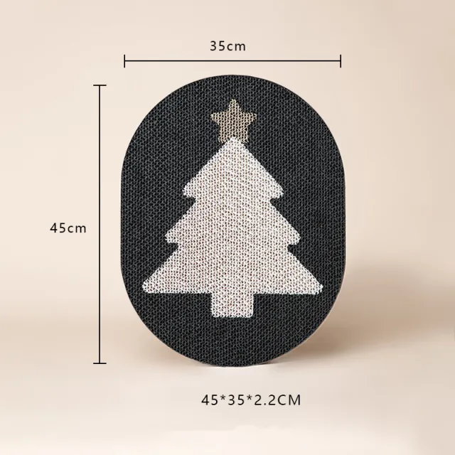 Cat Scratch Board Christmas Erect Type No Chip Toy Christmas Tree With Black - Shop at LoveMi