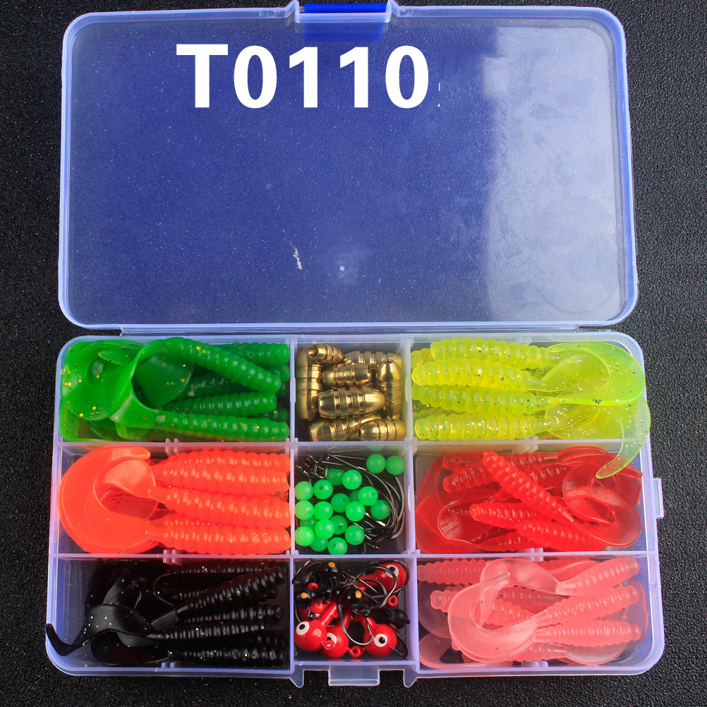 Title 1, Luya Soft Bait Loodhaak Texas Fishing Gear Set ...