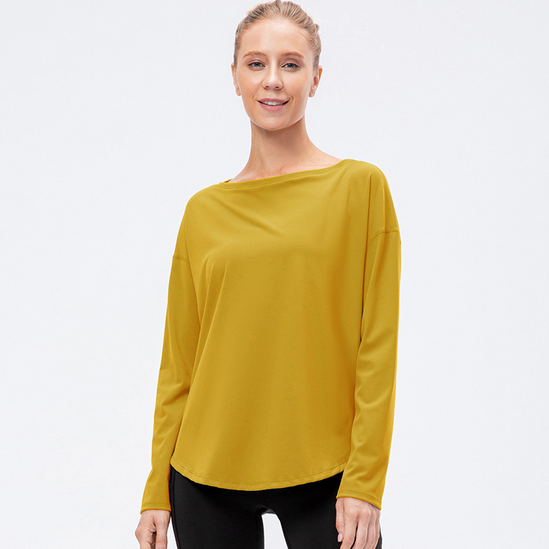 Relaxed Running Training Fitness Clothes With Collar