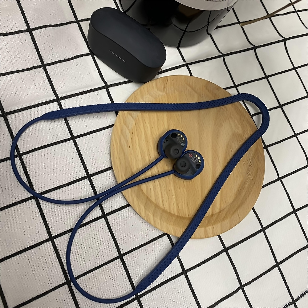 Hanging Neck Bluetooth Headset Silicone Anti-lost Rope