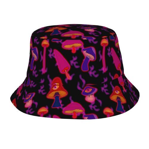Bucket Hat Psychedelic Magic Mushrooms Fisherman Reflect - Picture 20 of 60
