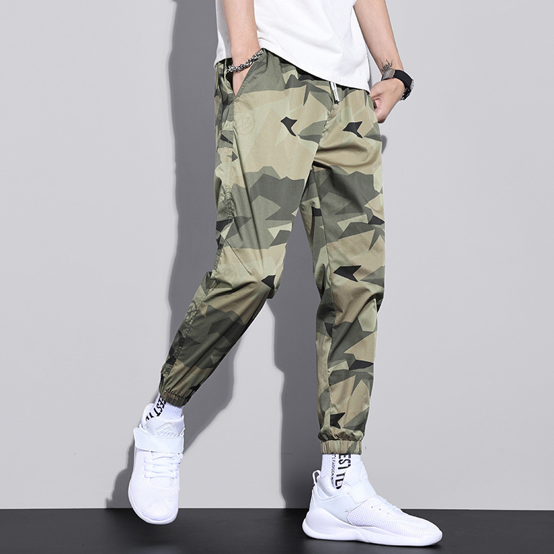 Title 6, Pantalon Homme Été Mince Exercice Camouflage Am...