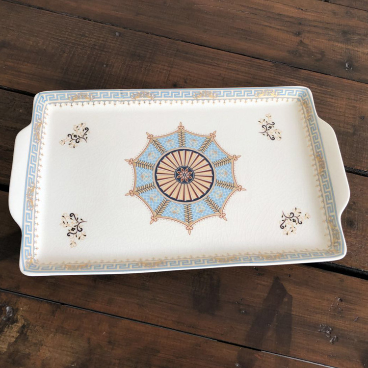 Title 7, American Bathroom Ceramic Tray Living Room Coff...