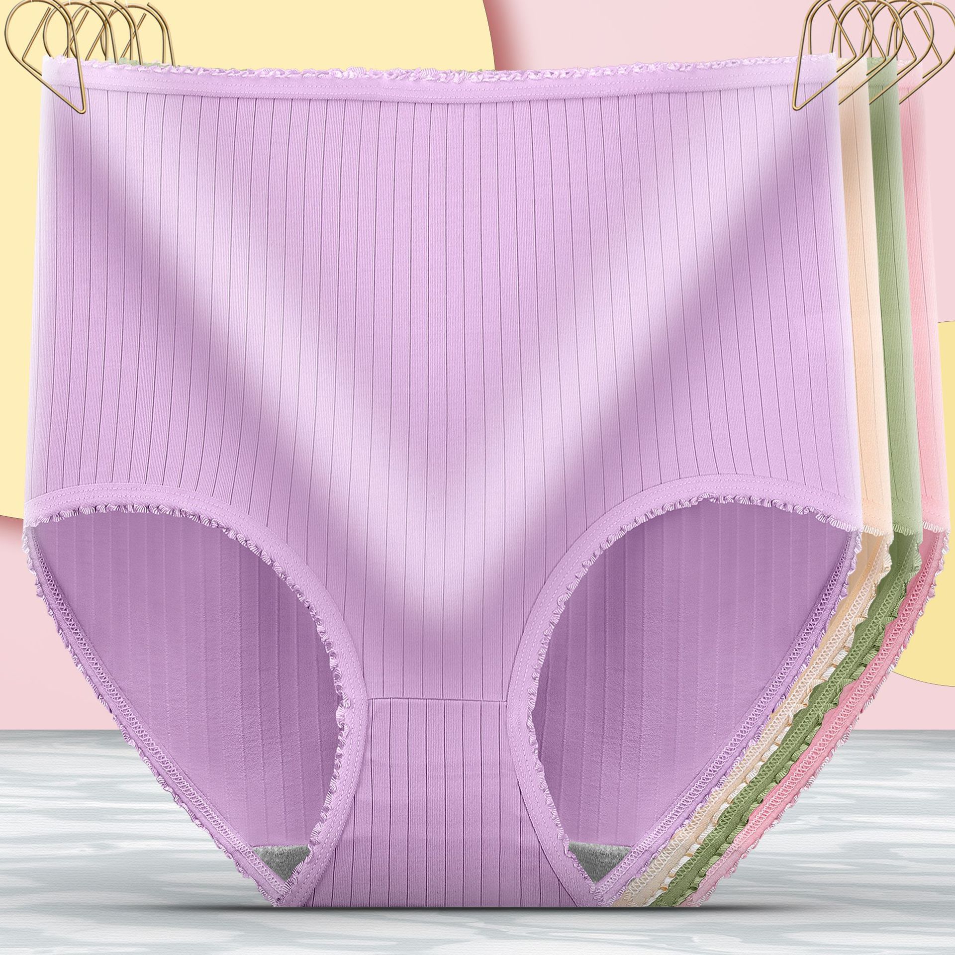 Tummy tucking hip lifting girdle panties for women. Product Information: Fabric Name: Milk Silk Function: Tummy tuck Weave: knitted Main fabric composition: polyester fibre (polyester) Packing list: Short*8. Product Image.