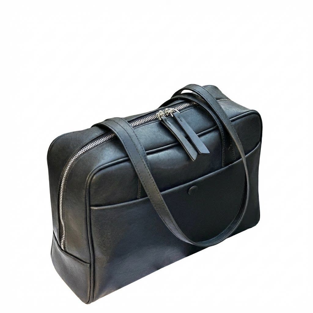 New European And American Style Vintage Genuine Leather Women's Bag, Large Capacity Commuter Vegetable-tanned Cowhide Underarm Shoulder Bag 6