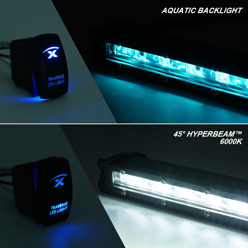 36W CREE LED work light bar illuminating night trail – Jeep Wrangler offroad application
