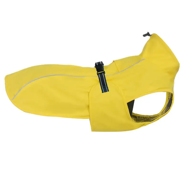 Pet Dog Fashion Casual Solid Color Waterproof Raincoat