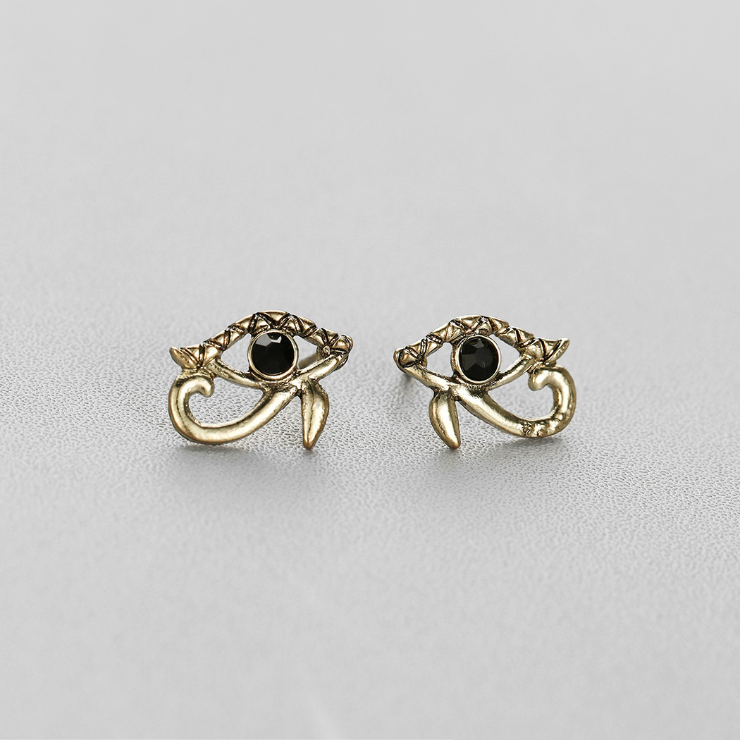 Women's Fashion Simple Shaped Circle Embossed Earrings