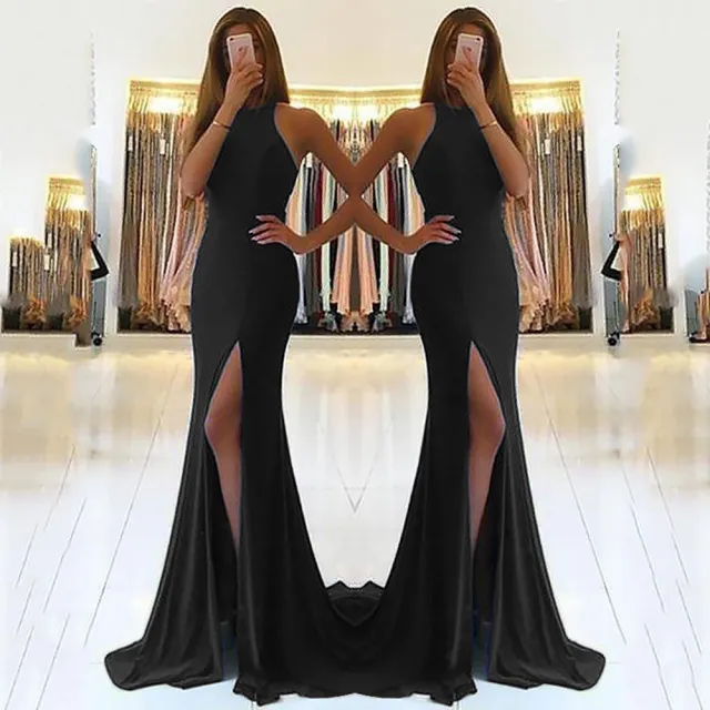 Long Ladies' Dresses Evening Dresses Green - Shop at LoveMi