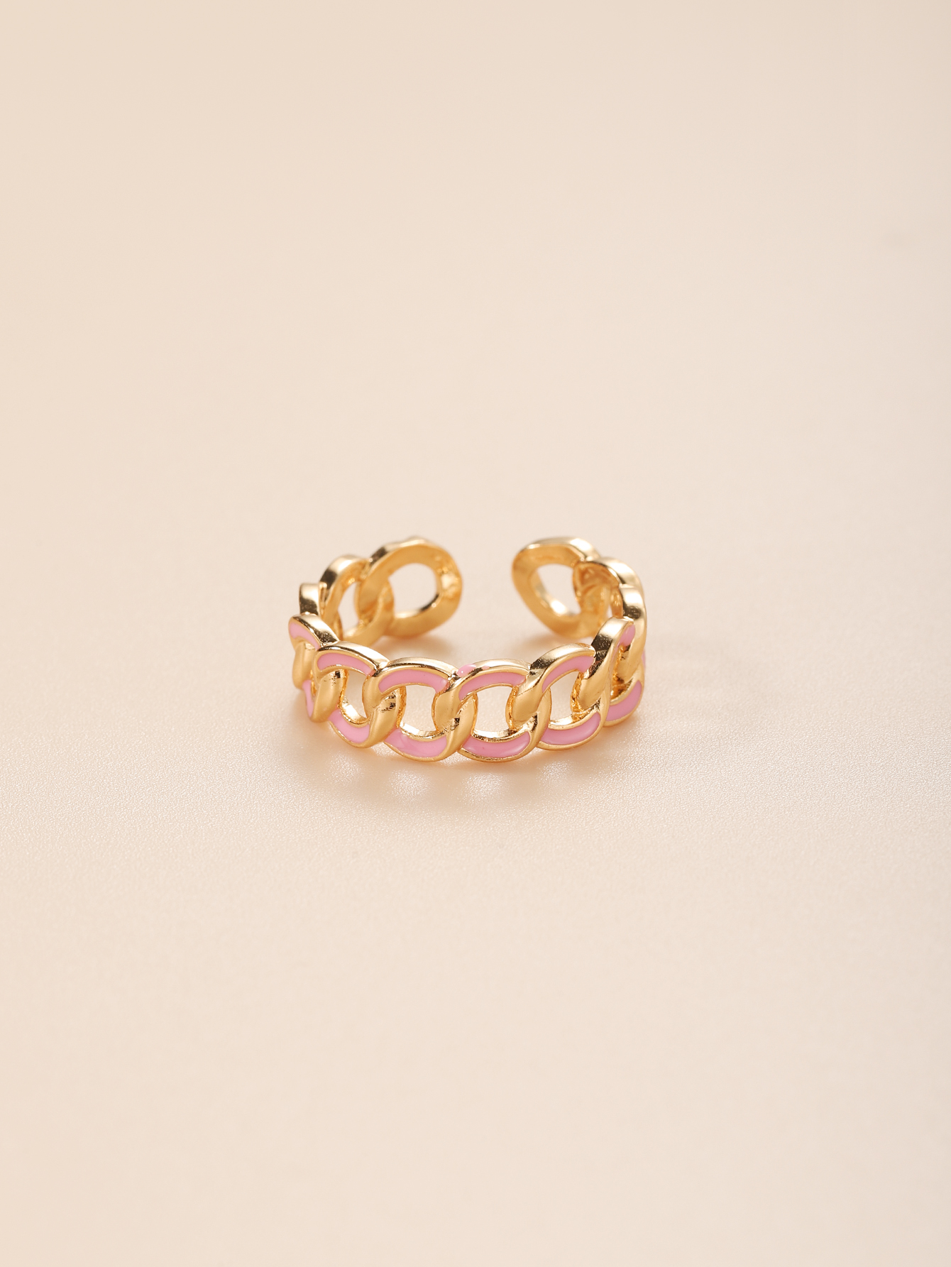 Fashionable Simple Metal Temperament Ring