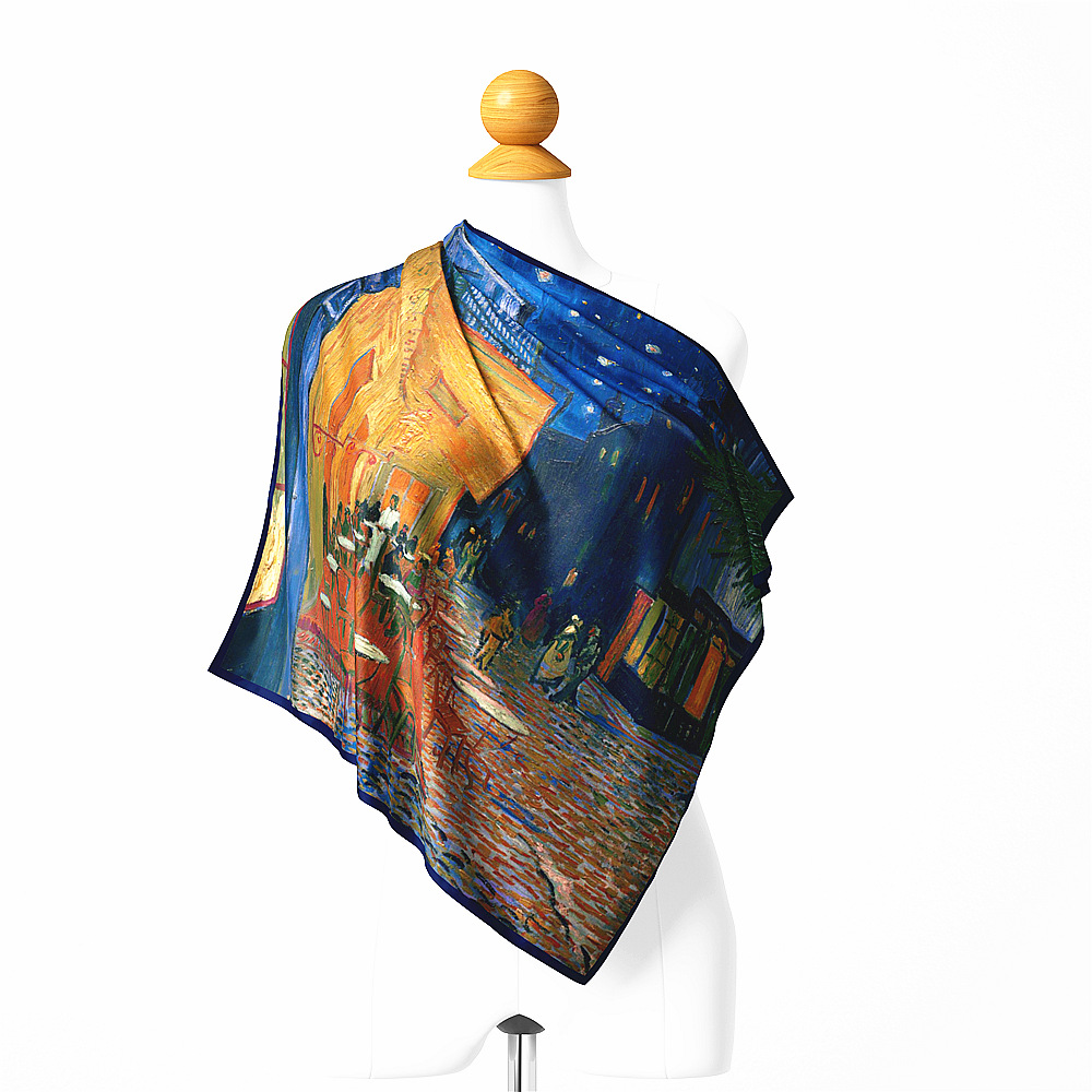 Spring And Autumn Thin Fashion Literary Scarf