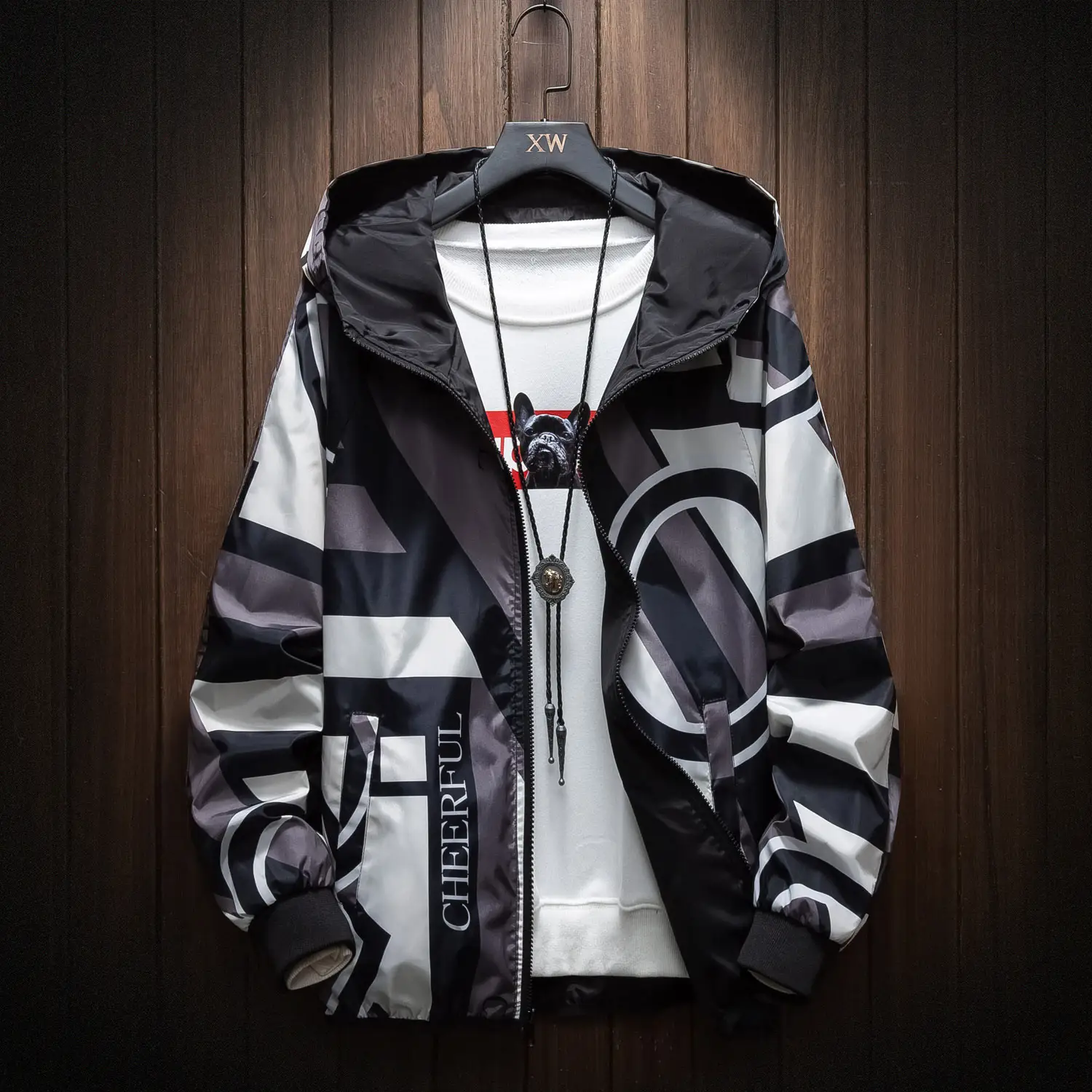 Double Sided Camouflage Casual Hooded Jacket