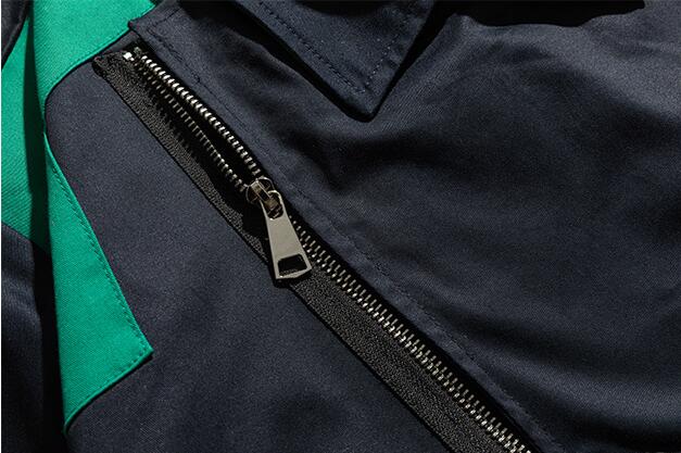 Color Block Diagonal Zip Lapel Men's Jacket