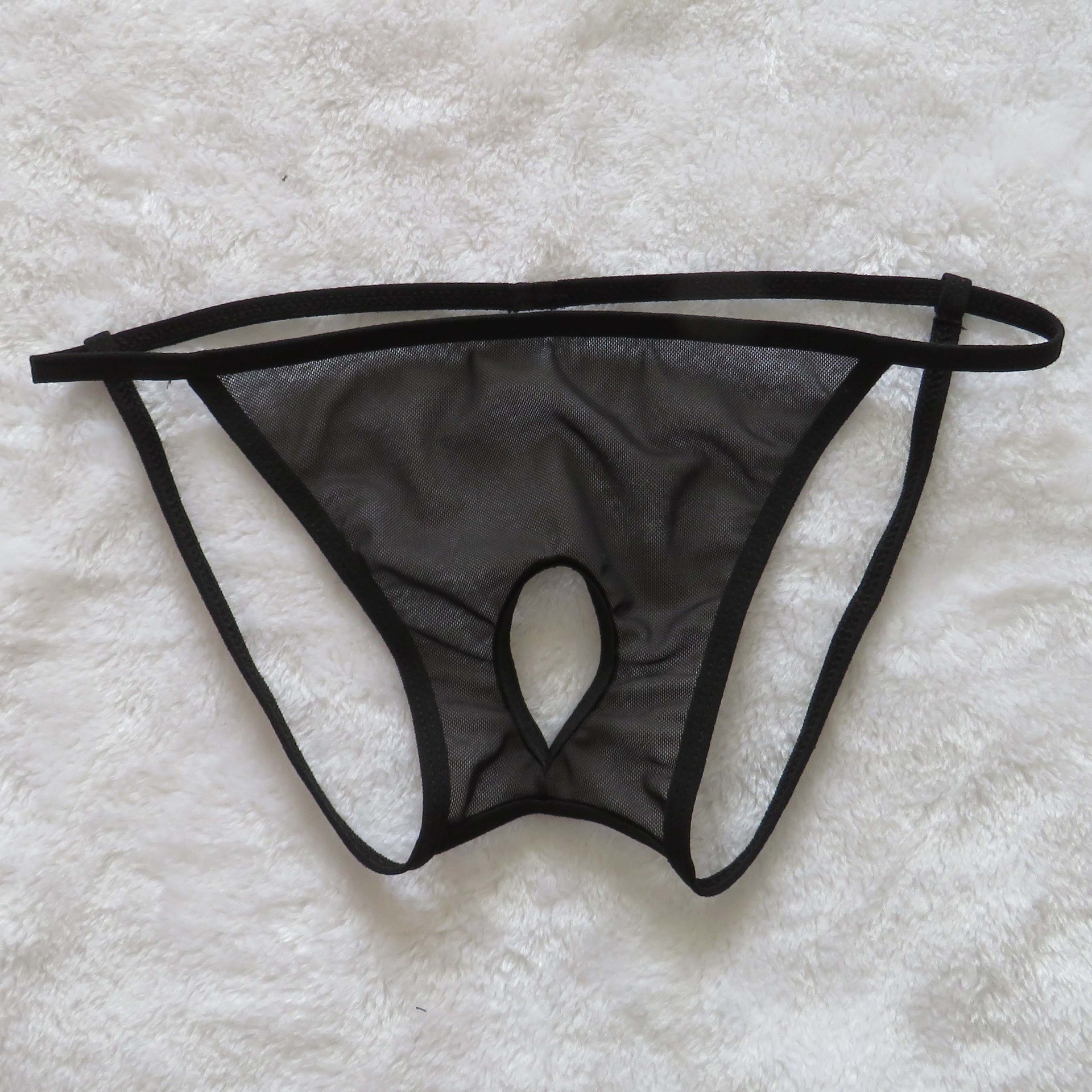 Men's Lingerie Open Crotch T-back