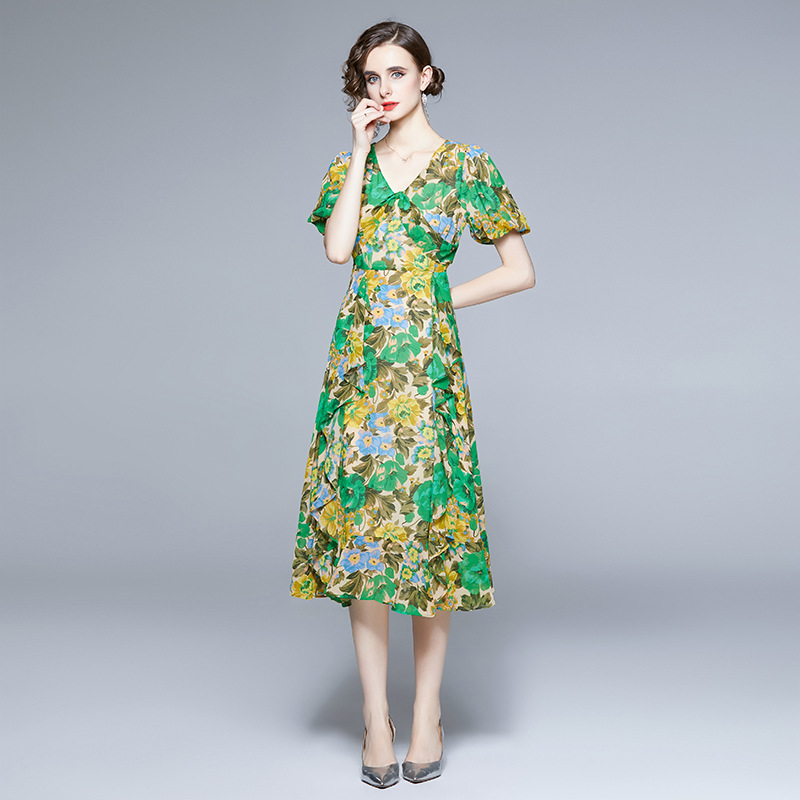 Chiffon Floral Dress, picture 2 of 5
