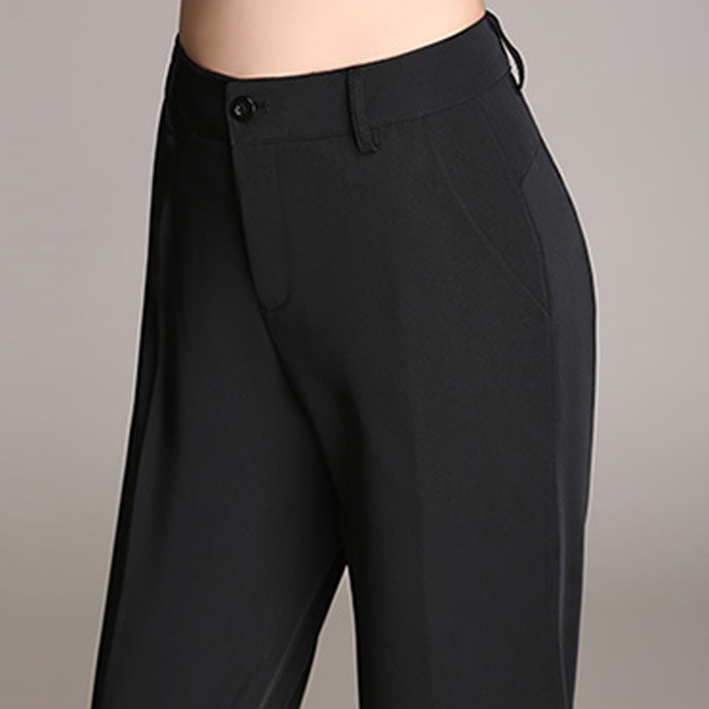 Women's Fashion Plus Size Casual Wide-leg Suit Pants