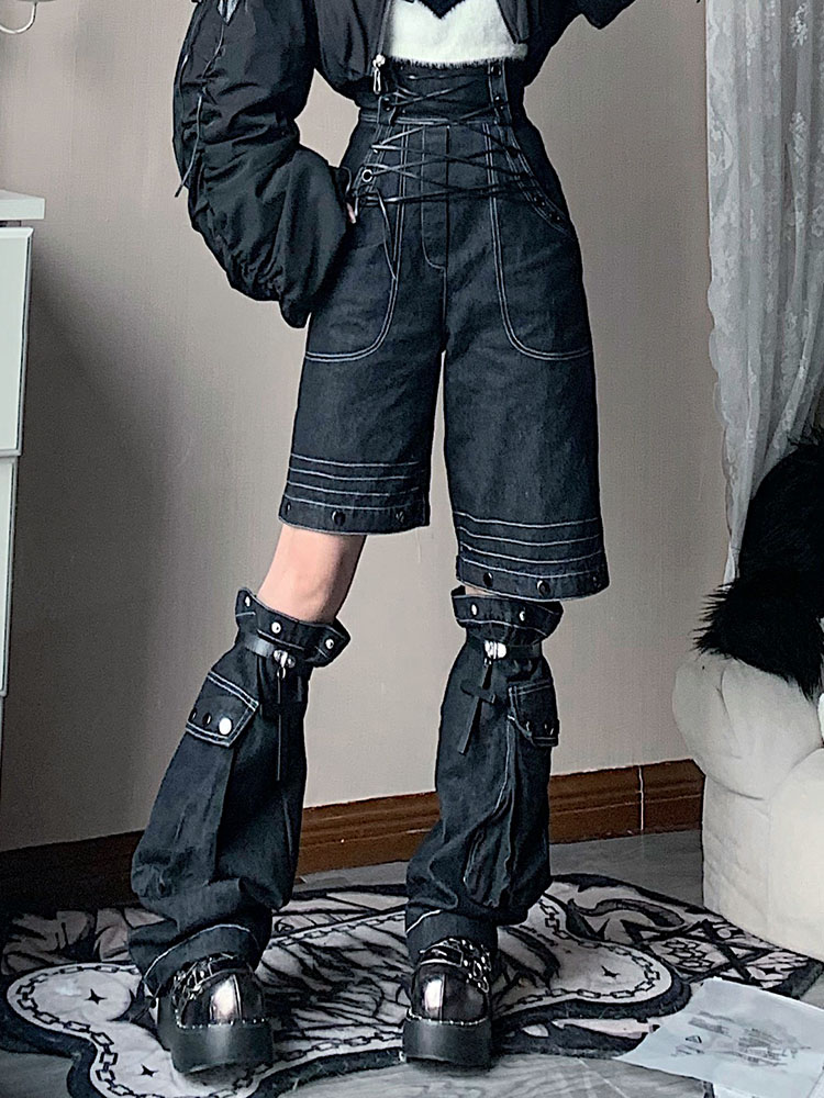 Original Design Strap Jeans Wear American Style More - Image 4