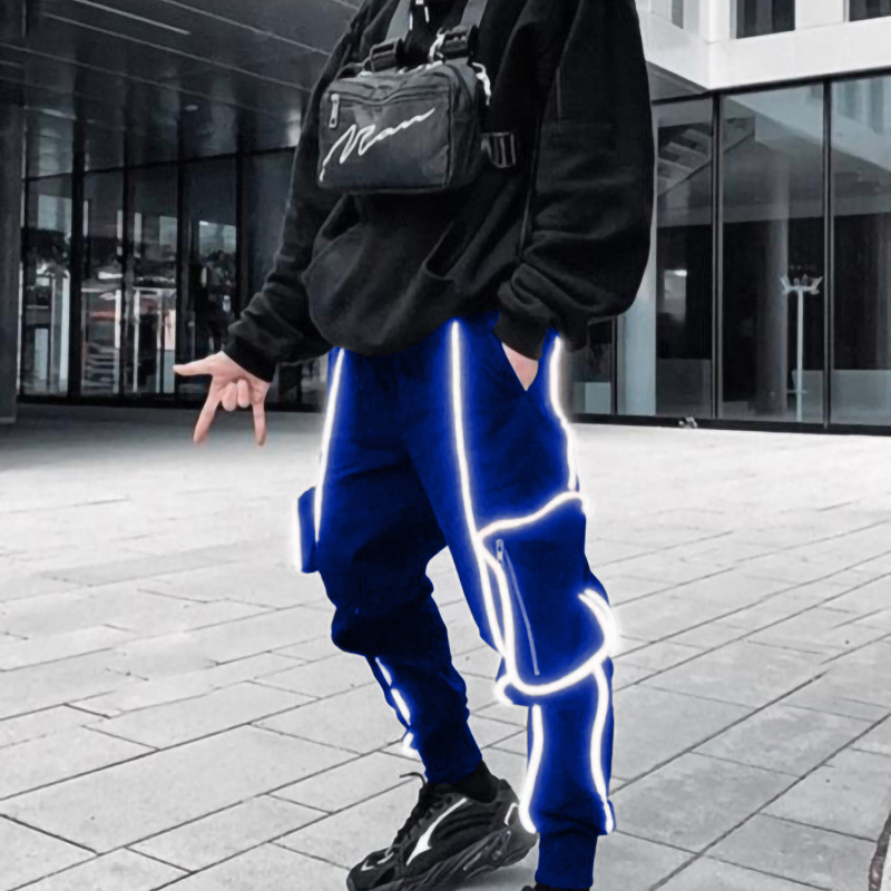 Solid Color Loose Tether Cargo Pants