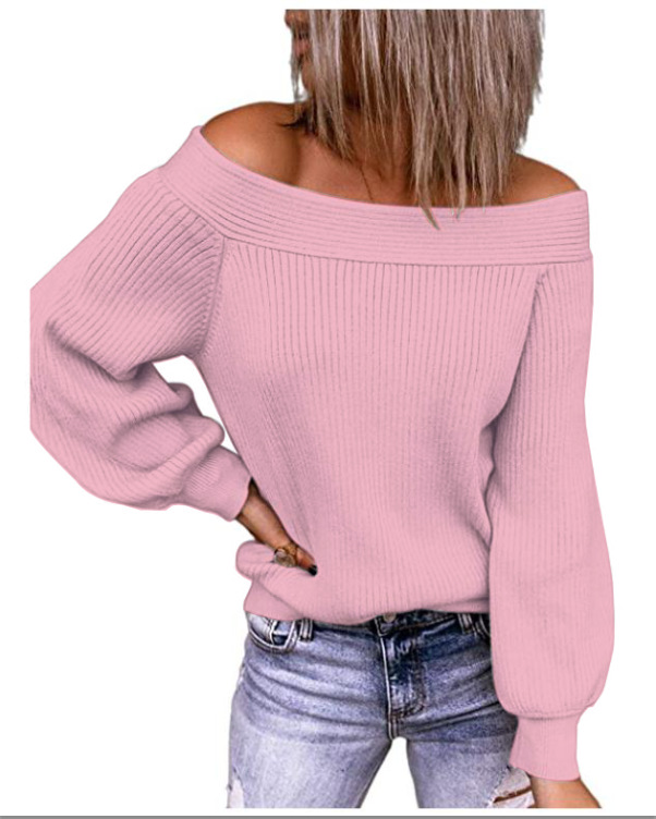 Title 5, Womens Off-The-Shoulder Plus Size Loose Knit S...