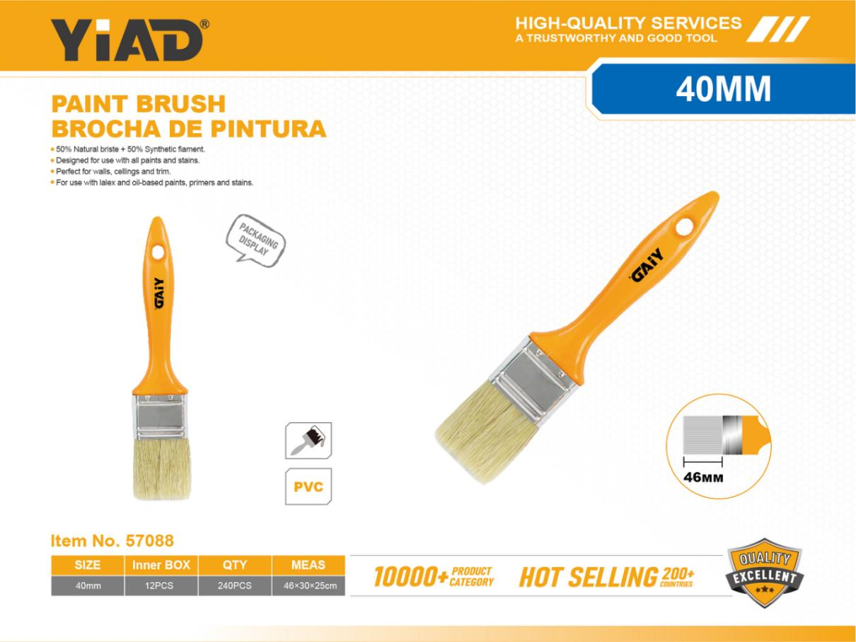 40MM Plastic Handle Paint Brush, Only Supports Self-pickup, Please Note That Free Shipping Is For Anti-bidding Price