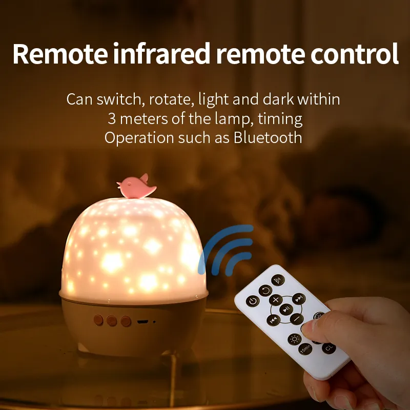 Projection Lamp 6 Kinds Of Projection Patterns Bluetooth Sound Lamp LED Night Lamp Indoor Atmosphere Lamp Birthday Gift – image 3
