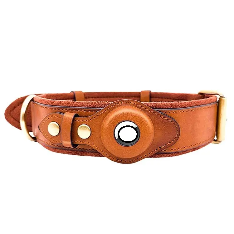 Location Tracker First Layer Leather Dog Pet