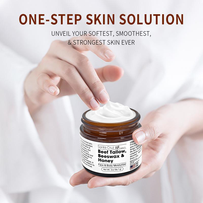 Tunmate Beef Tallow 56.7g Face Cream Lasting Moisturizing Soothing Facial Skin Firming Increase Facial Elasticity Nourishing Smooth Skin Care