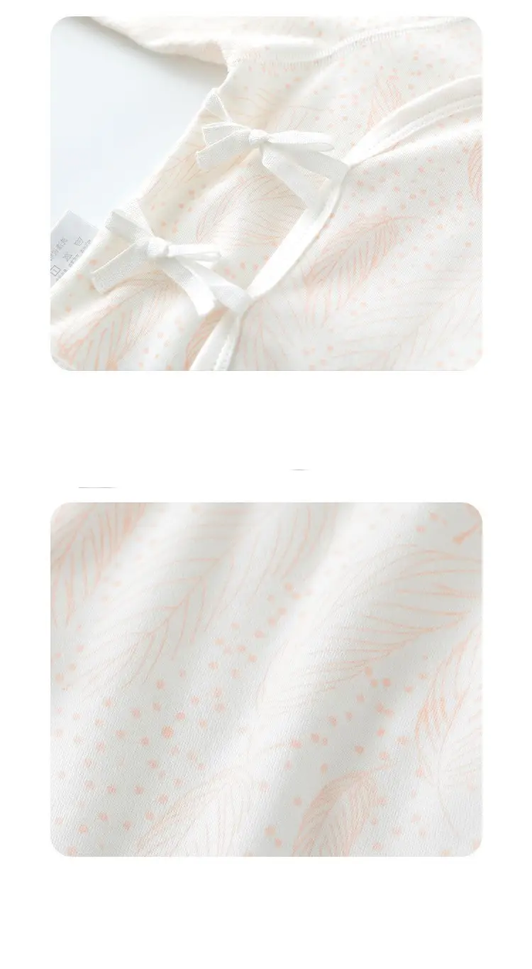 Baby Newborn Clothes Suede Half Back Pure Cotton Monk Clothes