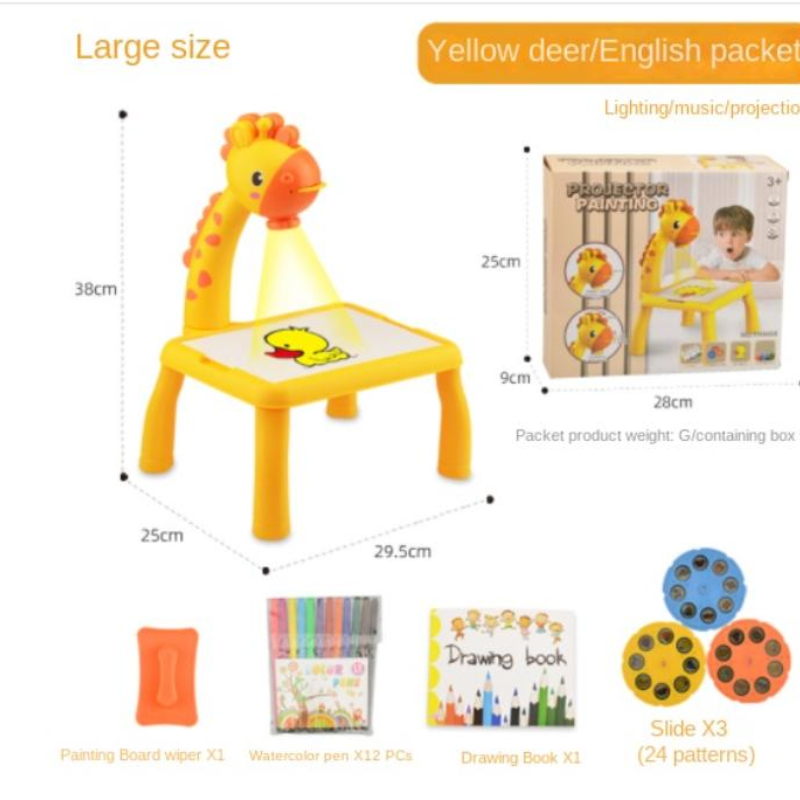 Large yellow deerEnglish pack