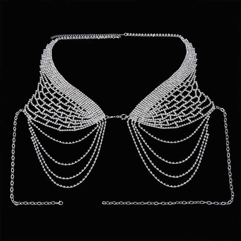 Title 5, Fashion Full Diamond Nightclub Bikini Chest Chain