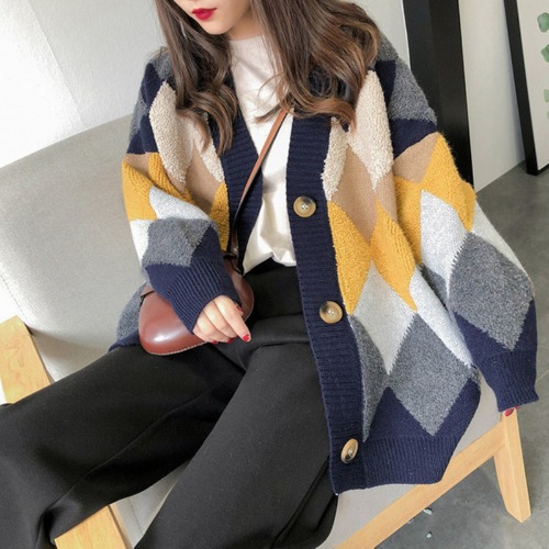 Title 1, Fashion Loose Thin Western Style Thick Sweater ...