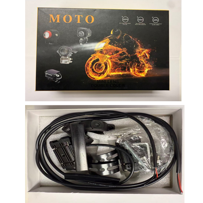 2pcs M5 Spotlight Ultra Bright LED Fog Lights, Headlights, Motorcycles, Cars, Projectors, Waterproof, Universal, Suitable For Motorcycles, SUV, Small, Auxiliary, Spotlight, 12W