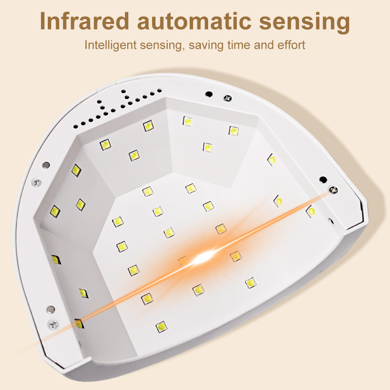 UV LED Nail Lamp, Nail Dryer For Gel Polish With 30 Beads 4 Timers Smart Sensor Fast Curing Home Manicure Professional Salon Nails Art Tools Supplies 3