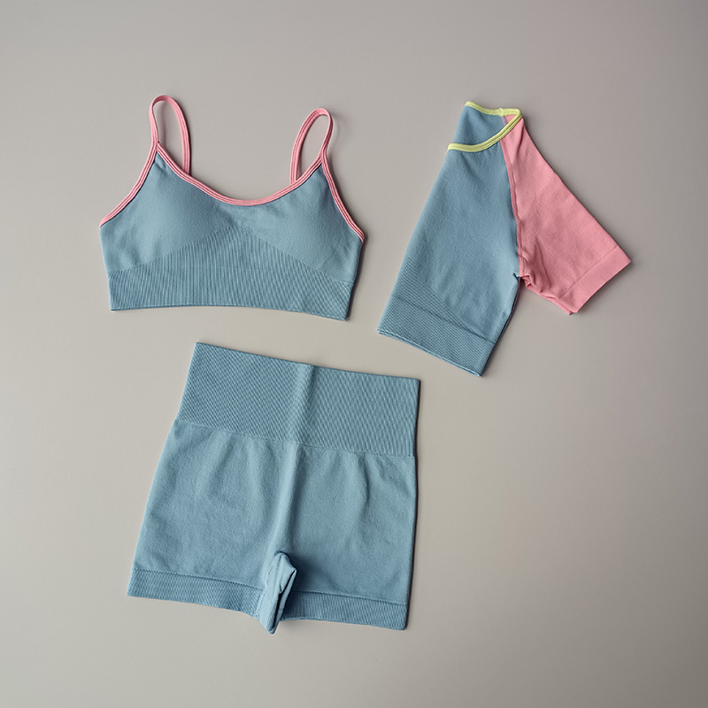 Oga Wear Spaghetti Strap Shockproof Gather Bra