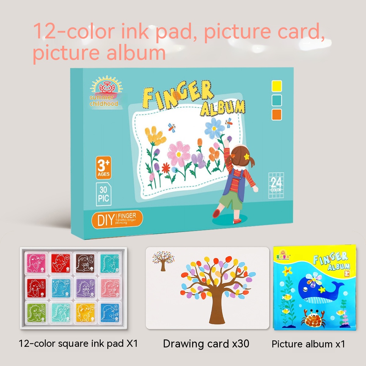 12 Colors Picture Card Album