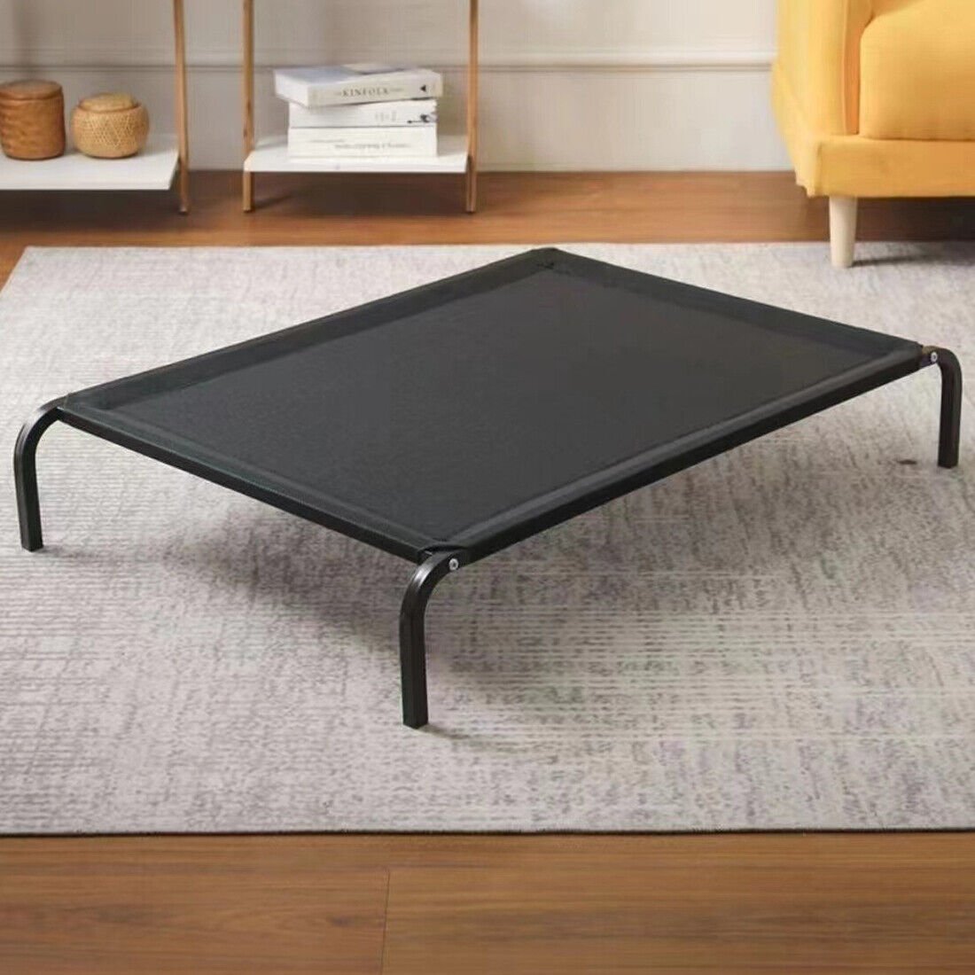 Elevated Dog Bed Pet Cat Mesh Camping Cot Indoor Outdoor Waterproof Two Size UK Thumbnail 4