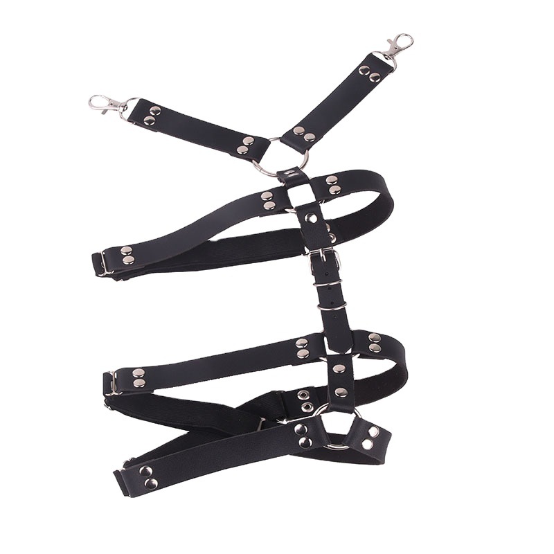 Multi-layer Cross-wrapped Hook And Removable Elastic Leg Loop
