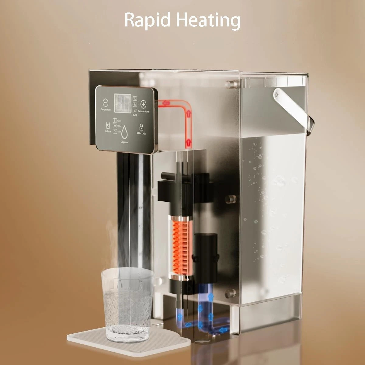 3l instant water dispenser 12 temperature adjustable water