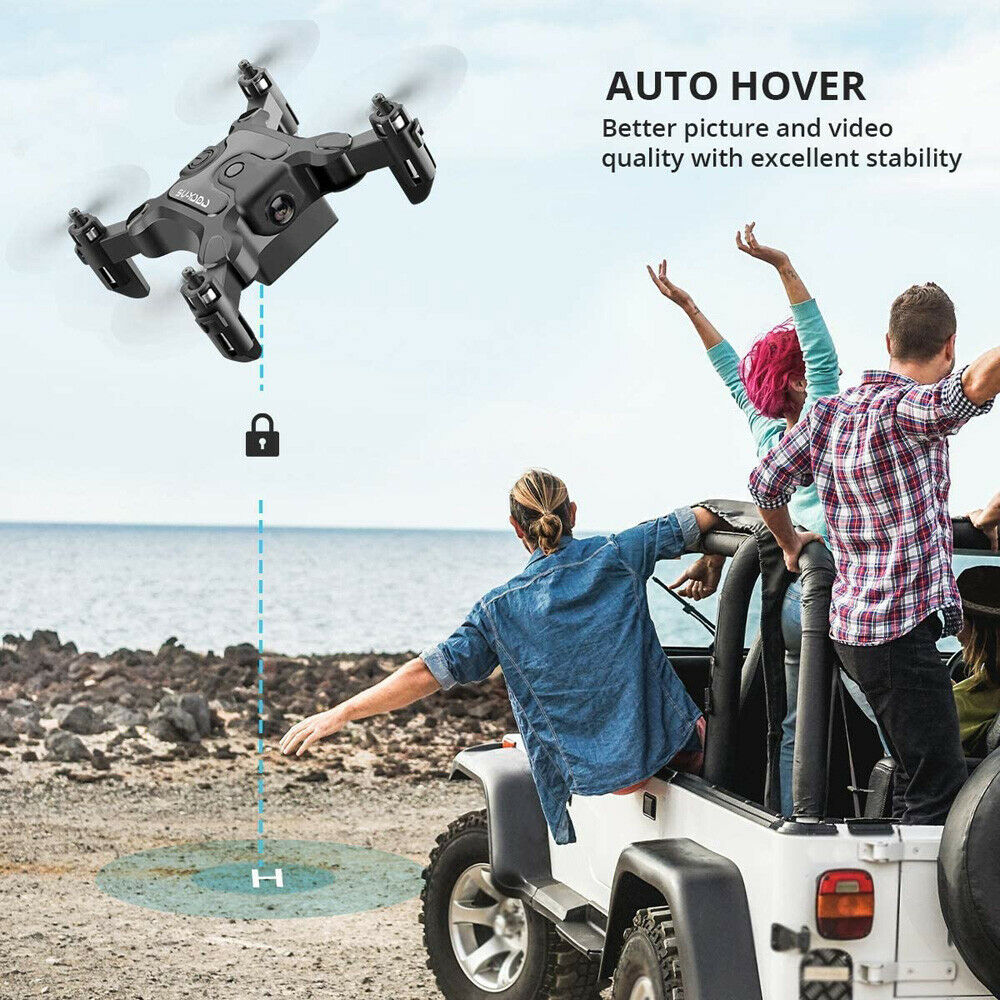 AU  V2 Mini Drone Selfie WIFI FPV With HD Camera Foldable Arm RC Quadcopter Toy.