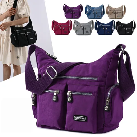 Women Shoulder Bags Multiple Pockets Waterproof Crossbody
