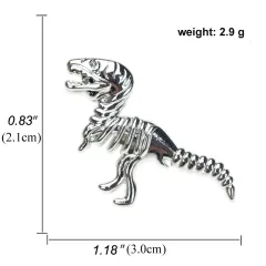 Zinc Alloy Personalized Animal Collar Pin Brooch - 5 Style - View 1