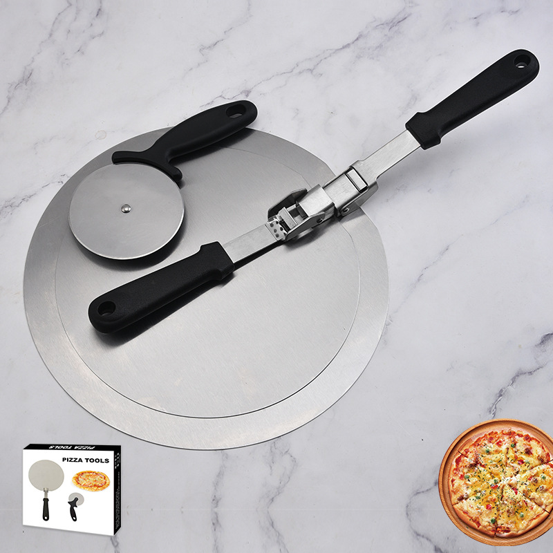 Title 6, Folding Round Stainless Steel Plastic Handle Pi...