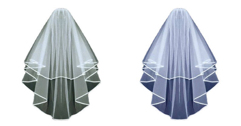 Title 1, Double-layer Edging Veil Iron Comb Single Party