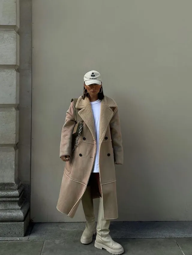 Ladies Fashion British Style Winter Coat Premium Sense Plain - Shop at LoveMi