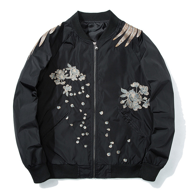 Title 3, Embroidered couples Air Force flying jacket, p...